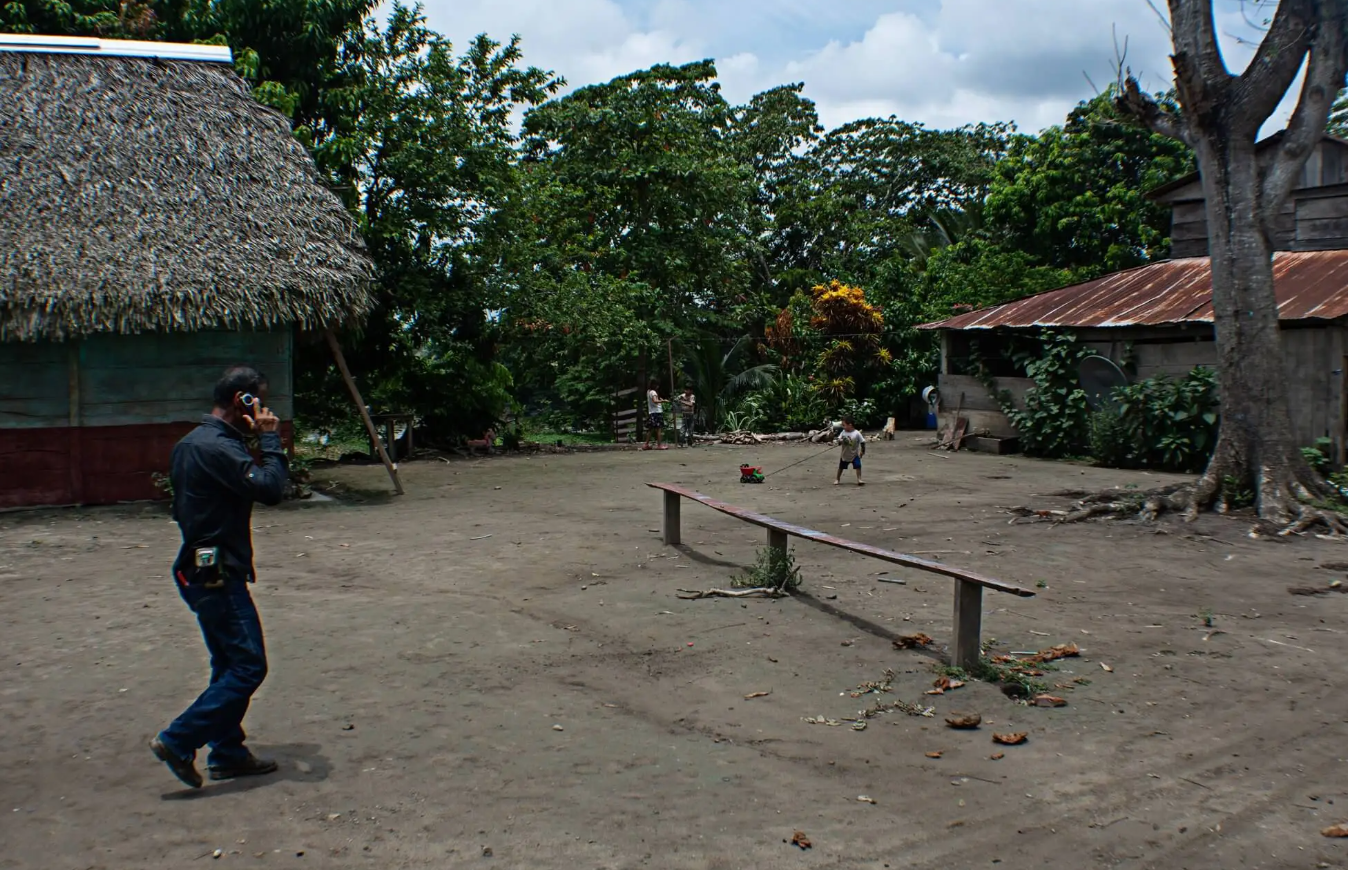  Centro de la comunidad Pico de Oro. Sayaxché Petén. Foto Nelton Rivera 